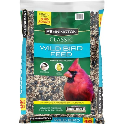 Classic Dry Wild Bird Feed and Seed 40 lb. Bag 1 Pack $22.49