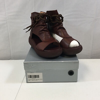 #ad Sunshine Traveller Womens Brown Fashion Open Toe High Top Sandals Size US 9 $50.99