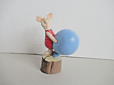 #ad Vintage Disney Store Classic Winnie The Pooh Piglet with Balloon PVC Figure $5.95