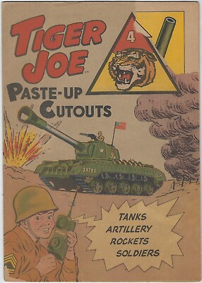 #ad TIGER JOE PASTE UP CUT OUTS GENERAL MILLS CEREAL GIVEAWAY PROMO COMIC 1965 VG $29.99