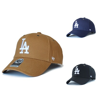 #ad #ad Los Angeles Dodgers La 47 Brand Carhartt Hat Ball Canvas Curved Visor Adult Cap $29.99