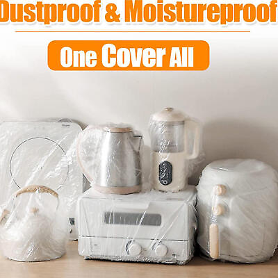 #ad 20PCS Furniture Plastic Cover Dust proof Disposable Thicken Upgrade Drop Cloth $9.59