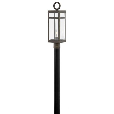#ad 1 Light Medium Outdoor Post or Pier Mount Lantern in Transitional Style 6.5 $198.95