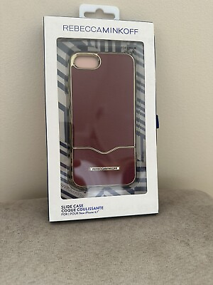 Rebecca Minkoff Slide Case Coque Coulissante for iPhone 7 Maroon $8.49