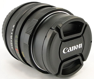 #ad EMF AF Confirm HELIOS 44m USSR Lens Canon EOS EF Mount 6D 7D 5D Mark II III IV $99.99