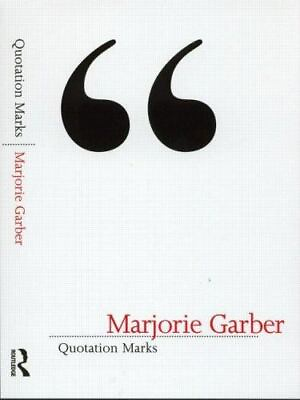 #ad Quotation Marks by Garber Marjorie $5.69
