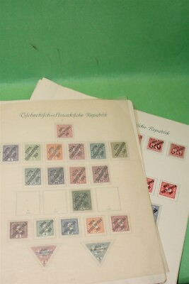 #ad CZECHOSLOVAKIA 1919 1938 Genuine Oldtime Overprints Rarities Stamp Collection $29995.00