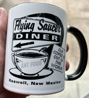 #ad CafePress Flying Saucer Diner Mug 11 oz Ceramic Mug $14.50