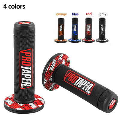#ad Handlebar Grips for Motorcycle Rubber Hand Grip Motocross Off road dirtbike $11.98