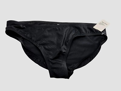 Nike Essential Bikini Bottom Only Womens Size Large Black Bathing Suit NWT $16.95