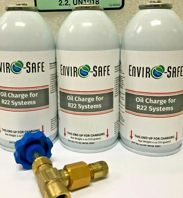 #ad Envirosafe Refrigerant Support A C with Lubrication Oil Charge For Home A C $49.95