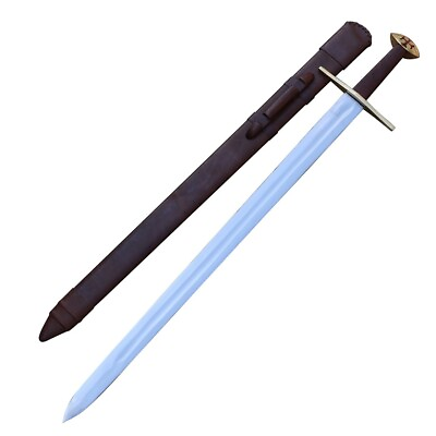#ad Medieval Sword Functional High Carbon Steel Knightly Arming GIFT FOR HIM Gift $169.00