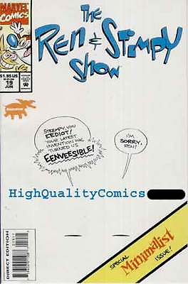 #ad REN amp; STIMPY SHOW #19 NM TV Cartoon Minimalist issue more in store $8.99