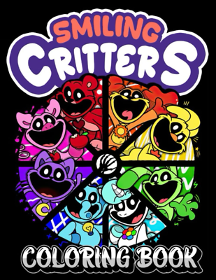 #ad Smiling Critters Coloring Book: Encourage Creativity with One Sided JUMBO NEW $20.24