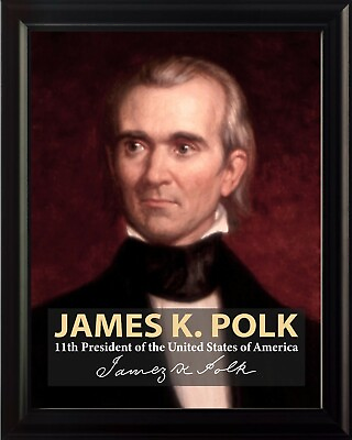 #ad James K. Polk 11th President Poster Picture or Framed Wall Art $57.47