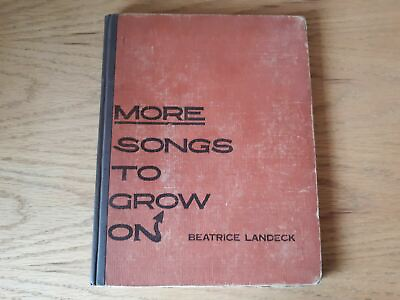 More Songs to Grow Old On For Children Landeck 1954 2nd Printing $28.42