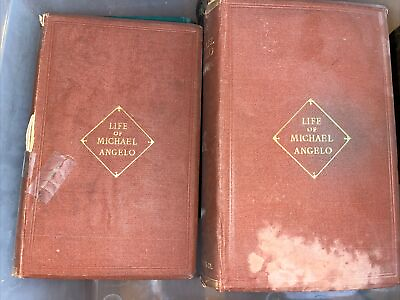 #ad Life of Michael Angelo 2 Volumes 1867 by Herman Grimm $49.00