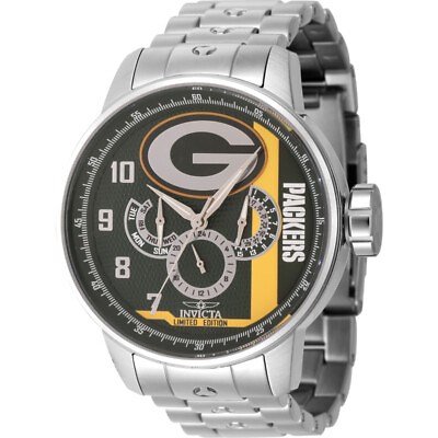 #ad Invicta NFL Green Bay Packers GMT Quartz Men#x27;s Watch 45135 $116.24