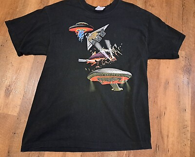 #ad VTG 90s Boston World Tour 1997 Bootleg Single Stitch T shirt. XL $40.00