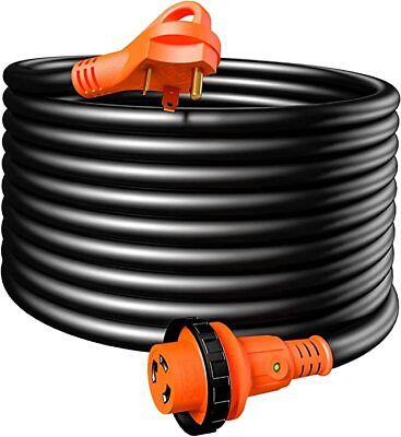 #ad 30 AMP RV Power Cord with Twist Connector Grip Handle amp; Indicator Light 25 50ft $84.54