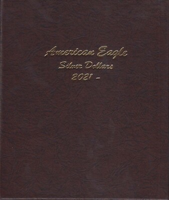 #ad New Dansco Album 7182 For American Silver Eagles Coins 2021 2029 ASE Collection $37.95