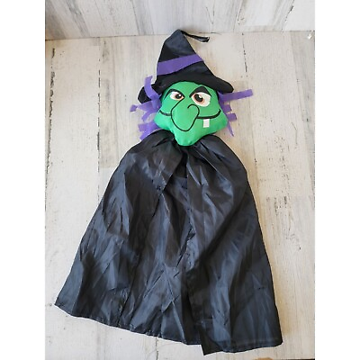#ad Hanging cartoon evil witch prop home decor Halloween $12.37
