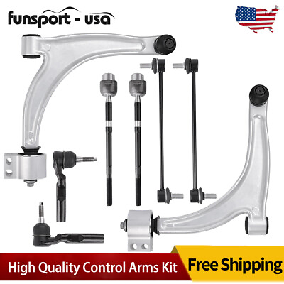 #ad 8pcs for 2004 2012 Chevy Malibu Front Lower Control Arm Ball Joint Bar Link Kit $112.99