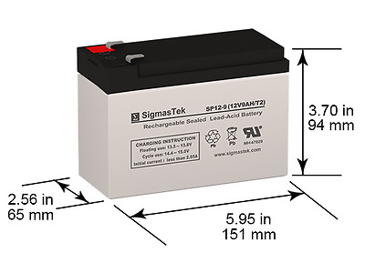 #ad 12V 9Ah APC RBC17 battery Replacement By SigmasTek $23.99