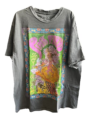 Pink Floyd London Tour Short Sleeve Oversized T Shirt Dress Band Women#x27;s S M $13.60