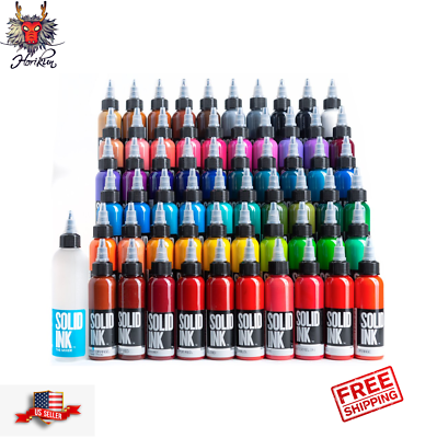 #ad Solid Ink Tattoo Color Ink 1 oz 30ml bottle 100% Authentic Free Shipping $19.99