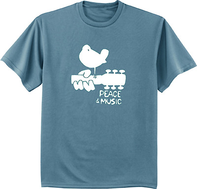 #ad Woodstock t shirt blue white peace and music festival t shirt guitar t shirt $14.95
