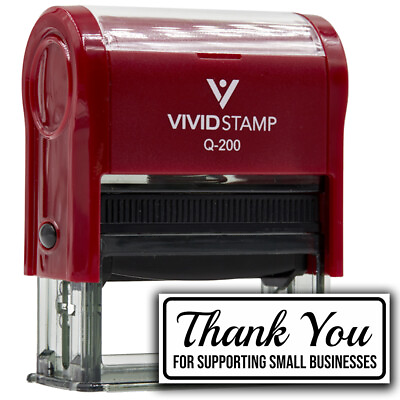 #ad All Quality Thank You For Supporting Small Businesses Self Inking Rubber Stamp $10.44