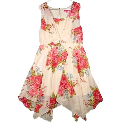 Betsey Johnson Dress Women Size 14 Pink $24.99
