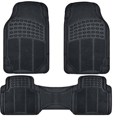 #ad Front and Back ProLiner Heavy Duty Car Rubber Floor Mats for Auto 3 Piece Set $21.70