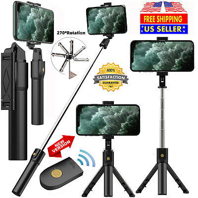 #ad Selfie Stick Tripod Bluetooth Selfie Stick Wireless Remote For iPhone Samsung US $7.98