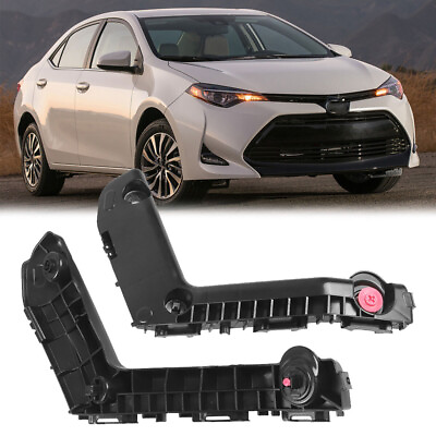 #ad For 2017 2018 2019 Toyota Corolla Front Bumper Brackets Left amp; Right Set 2pcs $10.29