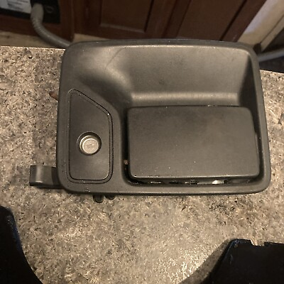 #ad 99 16 FORD F250 F350 Left Driver Outside Door Handle Black Work Truck $29.00