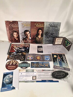 Firefly Loot Crate Exclusive Lot of Items Lapel Pins Patch Stickers Extras $59.99