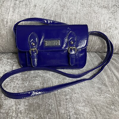 #ad kenneth cole reaction Purple Sling Bag Purse Adjustable Shoulder Strap Mini $11.24
