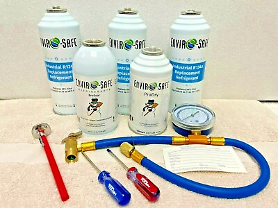 #ad ENVIRO SAFE Industrial amp; Advanced Refrigerant Pro A Camp;R Recharge Service Kit $101.95