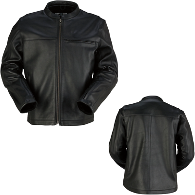 #ad Z1R Munition Leather Motorcycle Street Riding Jacket $229.95