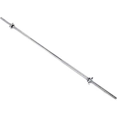 #ad Barbell Straight Standard Weight Bar with Threaded Ends 5 6 Ft. $28.99