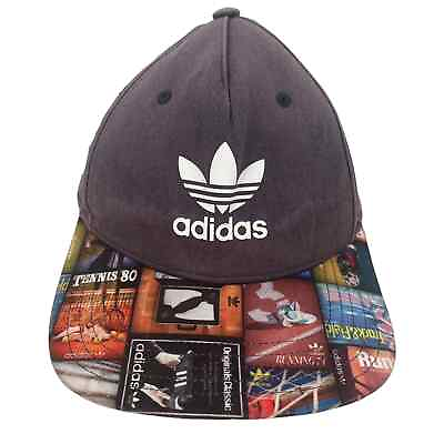 Adidas Multicolored Patchwork Trefoil Design Snapback Hat #ad $18.00