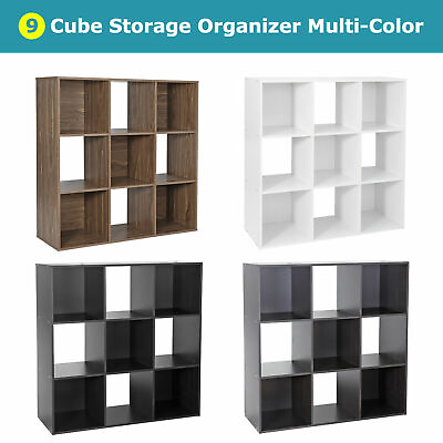 #ad 9 Cube Storage Clothes Storage Home Decoration Bookshelf Toy Storage Cabinet $57.79