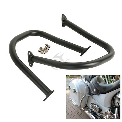 #ad Black Rear Highway Crash Bars Guard Fit For Indian Chieftain Dark Horse 16 2023 $35.99