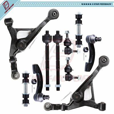 #ad 10pcs For 1995 2005 06 Dodge Stratus Front Tie Rods Sway Bars Lower Control Arms $157.88
