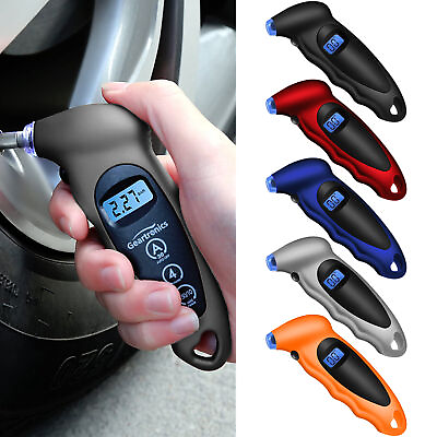 #ad Digital LCD Tyre Tire Air Pressure Gauge Tester Tool for Auto Motorcycle Cars $13.89