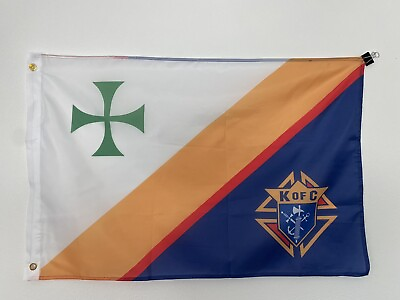 2x3 2#x27; x 3#x27; Knights of Columbus Flag with Grommets Z17 $8.93