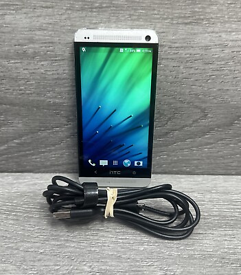 #ad HTC One M7 32GB ATamp;T Smartphone w Power Cord SHIPS FAST FREE SHIPPING $33.99