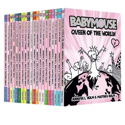 #ad Complete Set 【20 BOOKS Collection】 Babymouse Books by Jennifer Holm DHL XPRESS $110.99